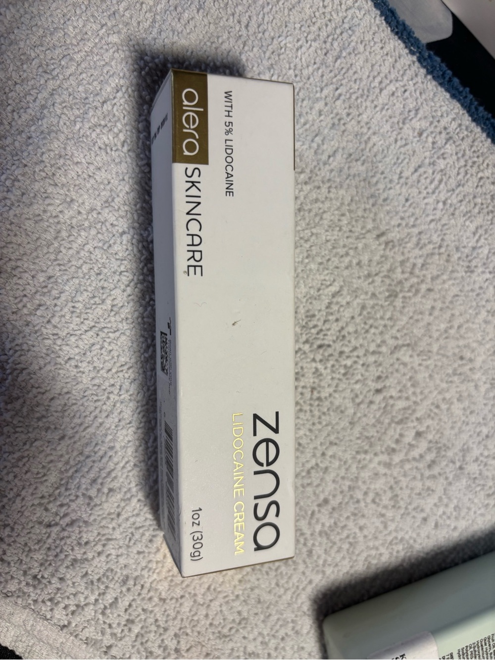 Lidocaine Cream — White